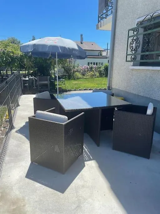 Apartment Villa Des Jasmins - Appartement Avec Piscine Privee- Entrelacs Albens